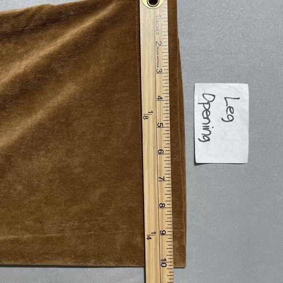 Coldwater Creek Pants Womens Size 8 Brown Pinwale Corduroy Trousers Equestrian - Picture 13 of 13